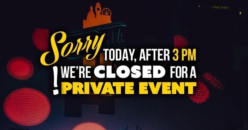 Concert Closed - Private Event - After 3 PM, marți, 02 iulie 2019 15:00, Beraria H