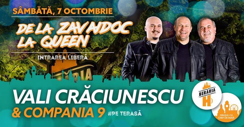 Concert Vali Crăciunescu & Compania 9 I from Zavaidoc to Queen, Saturday, 07 October 2023 19:30, Beraria H