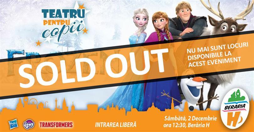 Concert Teatru pentru Copii - Frozen, sâmbătă, 02 decembrie 2017 11:30, Beraria H