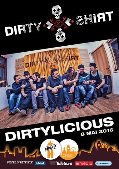 Concert Dirty Shirt, duminică, 08 mai 2016 20:30, Beraria H