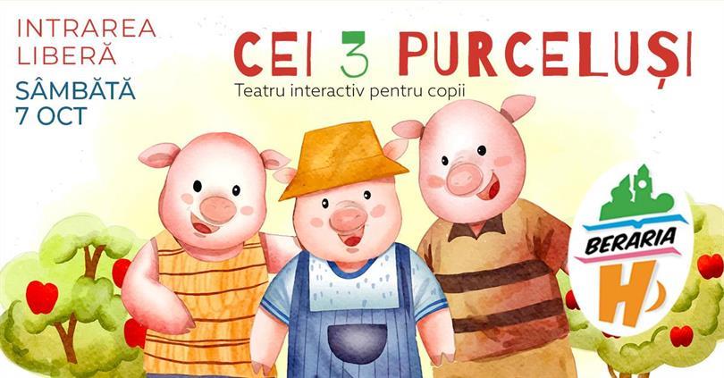 Concert Interactive show for children I Three Little Pigs, Saturday, 07 October 2023 17:00, Beraria H