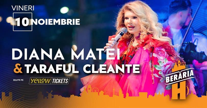 Concert Taraful Cleante cu Diana Matei în concert, vineri, 10 noiembrie 2023 21:30, Beraria H