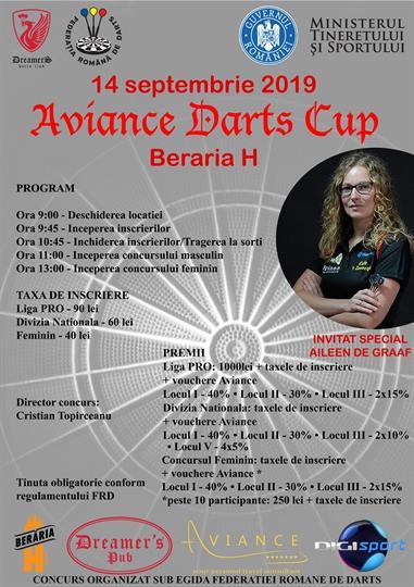 Concert Aviance Darts Cup 4th Edition, sâmbătă, 14 septembrie 2019 09:00, Beraria H