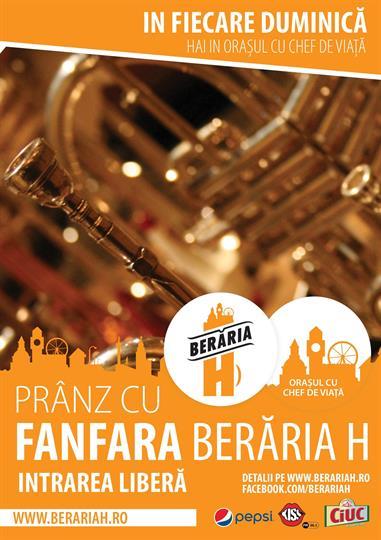 Concert Pranz de Martisor cu Fanfara Beraria H, duminică, 01 martie 2015 12:30, Beraria H