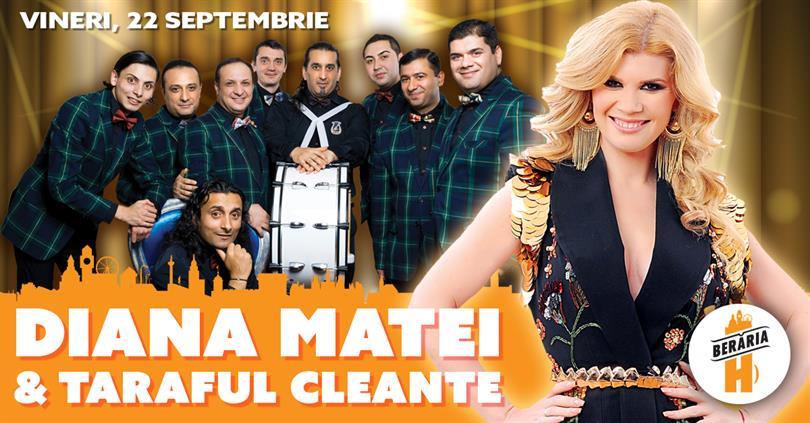 Concert Diana Matei & Taraful Cleante, vineri, 22 septembrie 2017 21:30, Beraria H