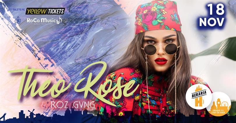 Concert Concert Theo Rose & Roz Gvng, Friday, 18 November 2022 19:00, Beraria H