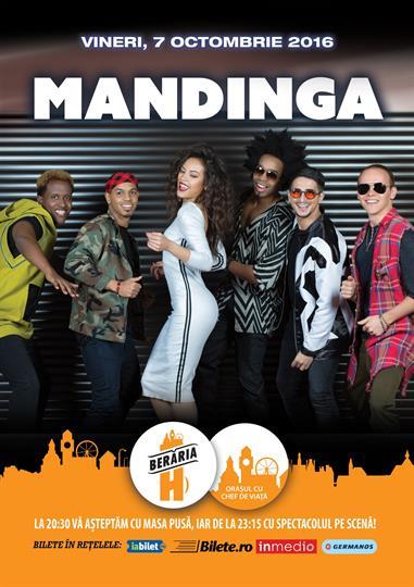 Concert Mandinga in concert, vineri, 07 octombrie 2016 20:30, Beraria H