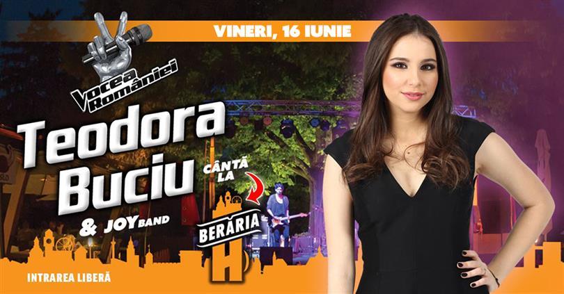 Concert Teodora Buciu (Vocea României) / LIVE pe terasa Berăriei H, vineri, 16 iunie 2017 20:00, Beraria H