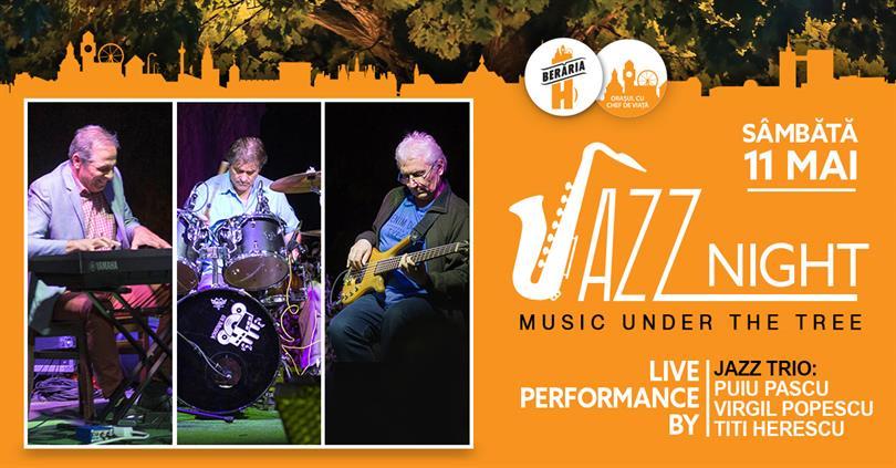 Concert Jazz Trio #LIVE - Music Under The Tree, sâmbătă, 11 mai 2019 19:00, Beraria H