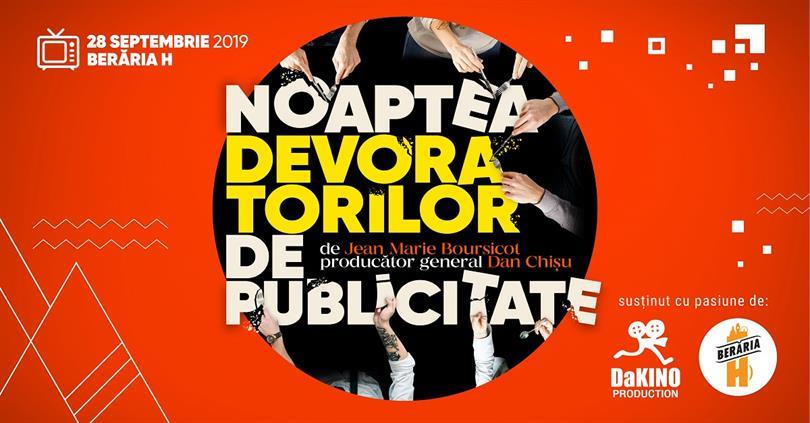 Concert Noaptea Devoratorilor de Publicitate 2019, sâmbătă, 28 septembrie 2019 20:45, Beraria H