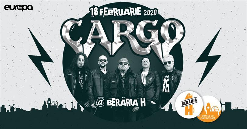 Concert Cargo // 18 februarie // Berăria H, marți, 18 februarie 2020 19:00, Beraria H