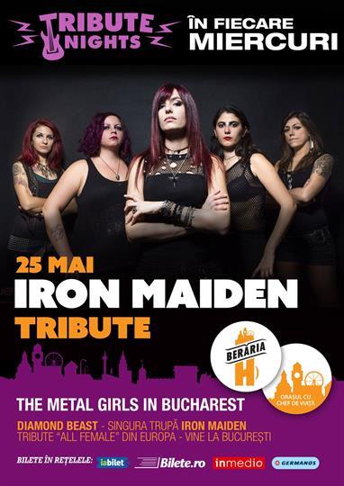 Concert Iron Maiden Tribute cu Diamond Beast, miercuri, 25 mai 2016 20:00, Beraria H