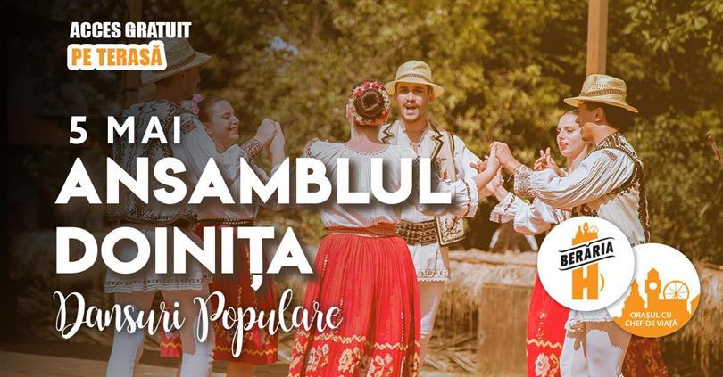 Concert Duminica la terasă + bonus: Dansuri Populare cu Ansamblul Doinița, duminică, 05 mai 2024 13:00, Beraria H