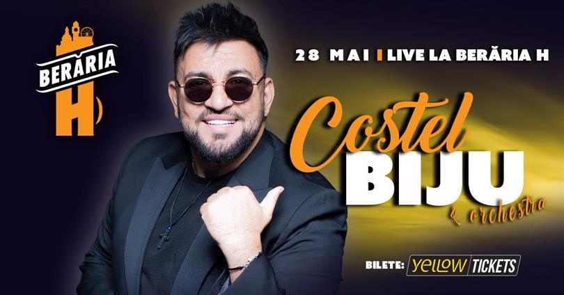 Concert Costel Biju & Orchestra în concert la Berăria H pe 28 mai, joi, 28 mai 2026 18:00, Beraria H