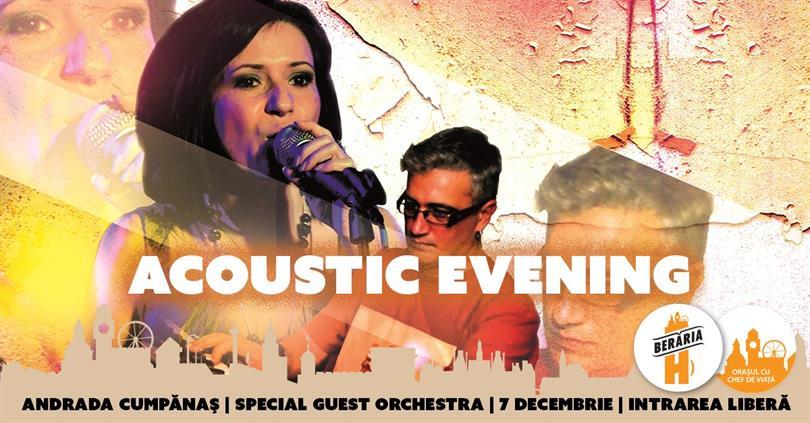 Concert Acoustic Evening cu Andrada Cumpănaş | SGO, luni, 07 decembrie 2015 19:30, Beraria H