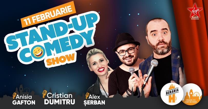 Concert Stand Up Comedy: Cristian Dumitru, Alex Șerban & Anisia Gafton, marți, 11 februarie 2020 19:00, Beraria H