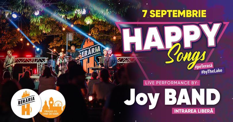 Concert Happy Songs cu Joy Band #bythelake, miercuri, 07 septembrie 2022 17:30, Beraria H