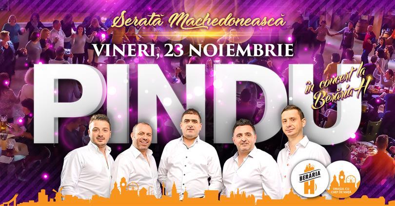 Concert PINDU - 23 noiembrie - Berăria H, Friday, 23 November 2018 20:00, Beraria H