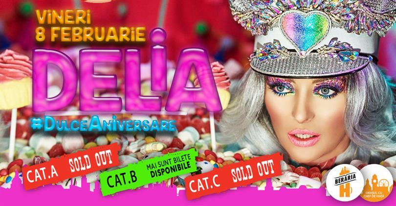 Concert DELIA - #SweetAnniversary, Friday, 08 February 2019 20:00, Beraria H
