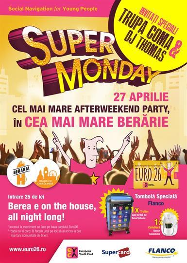Concert Super Monday by Euro 26, Monday, 27 April 2015 20:00, Beraria H