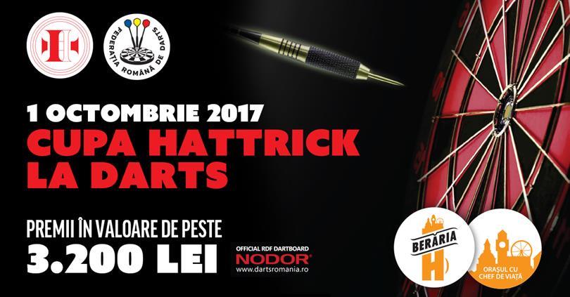 Concert Cupa Hattrick la Darts, duminică, 01 octombrie 2017 09:00, Beraria H