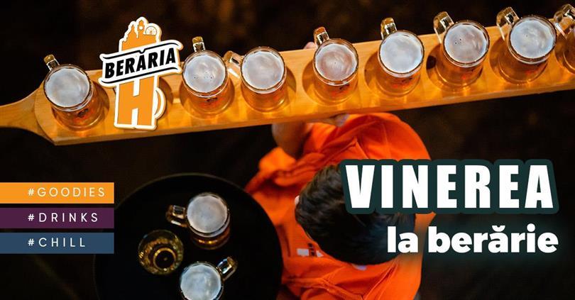Concert Vinerea la Berărie, vineri, 19 decembrie 2025 12:00, Beraria H
