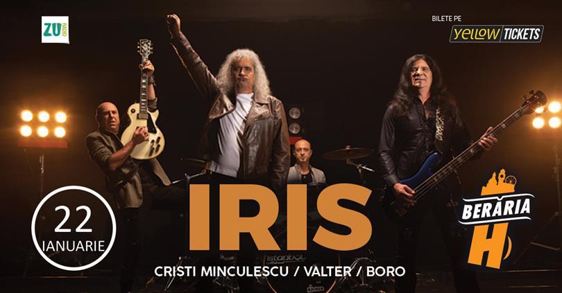 Concert Concert IRIS Cristi Minculescu, Valter și Boro | București | Berăria H, duminică, 22 ianuarie 2023 18:30, Beraria H