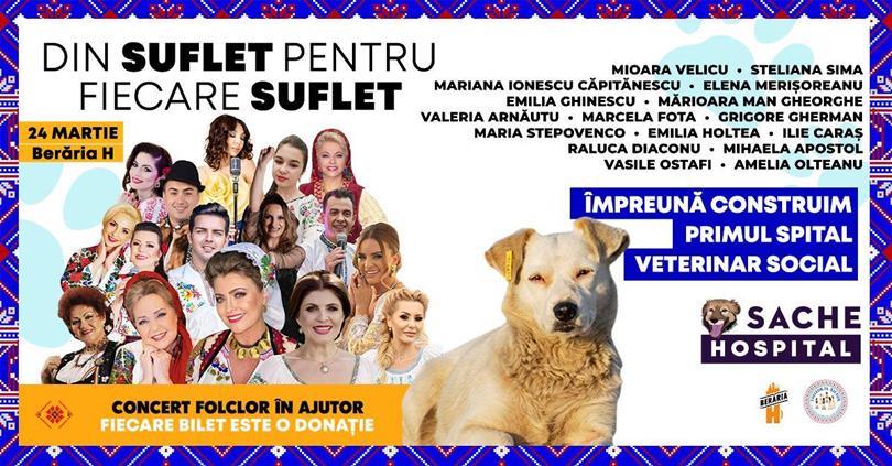 Concert Folclor în Ajutor, Sunday, 24 March 2024 17:30, Beraria H