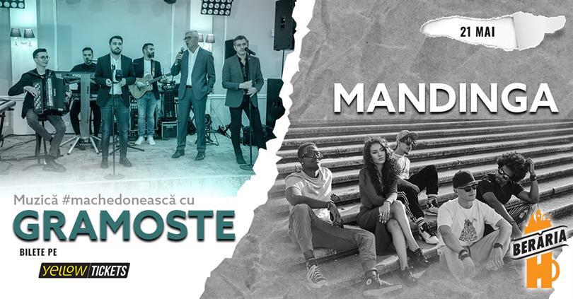 Concert Dublu Show: Gramoste (set machedonesc) + Mandinga, duminică, 21 mai 2023 18:45, Beraria H