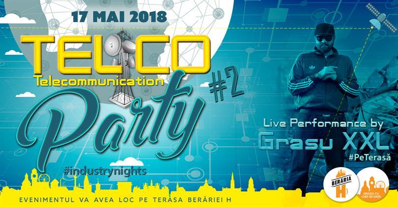 Concert TeleCommunication Party #2 | #SerileIndustriilor #PeTerasă, joi, 17 mai 2018 20:00, Beraria H