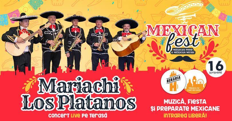 Concert Mexican Evening: Los Platanos, vineri, 16 septembrie 2022 17:45, Beraria H