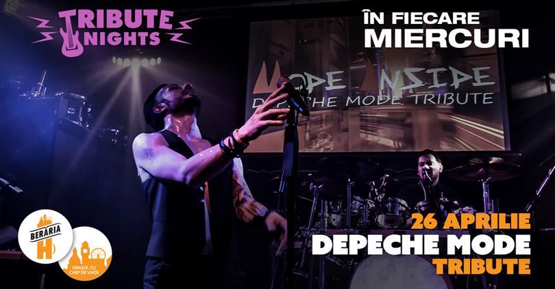 Concert Depeche Mode Tribute Concert @ Tribute Nights, miercuri, 26 aprilie 2017 20:00, Beraria H