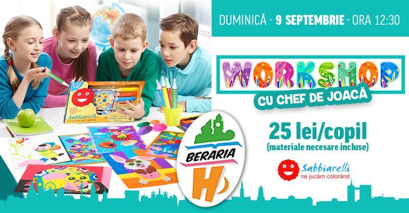 Concert Workshop pentru copii: Sabbiarelli, duminică, 09 septembrie 2018 12:00, Beraria H