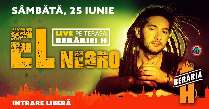 Concert El Negro | Acoustic Garden - Music Under The Tree, sâmbătă, 25 iunie 2022 18:00, Beraria H