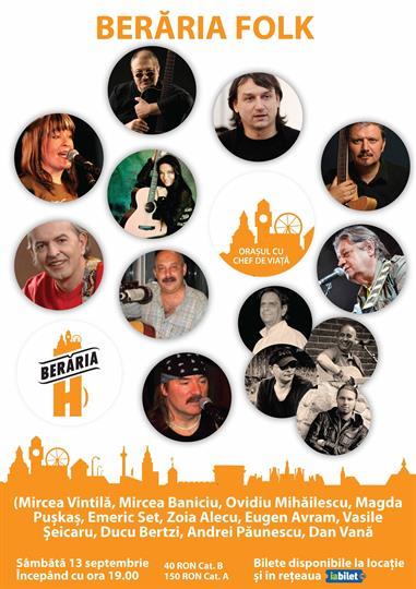 Concert Come to the FOLK Beer Hall on September 13th!, Saturday, 13 September 2014 19:00, Beraria H