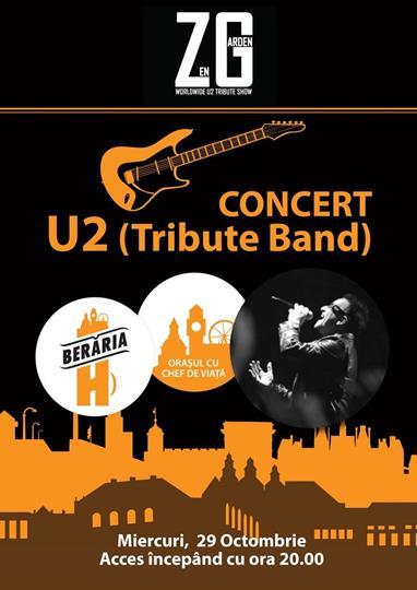 Concert Concert U2 Tribute Band, miercuri, 29 octombrie 2014 22:00, Beraria H