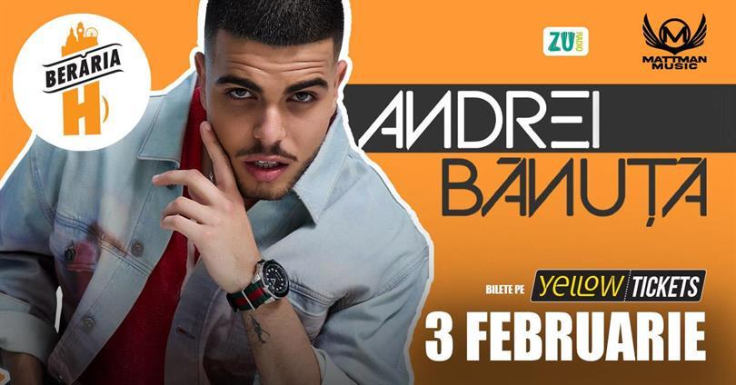 Concert Andrei Bănuță LIVE la Berăria H pe 3 februarie 2026, marți, 03 februarie 2026 17:30, Beraria H