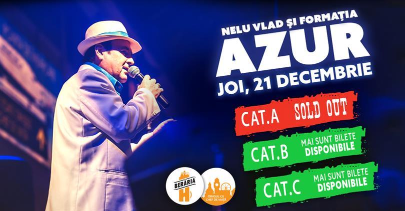 Concert Concert Nelu Vlad și formația Azur la Berăria H, joi, 21 decembrie 2017 20:00, Beraria H