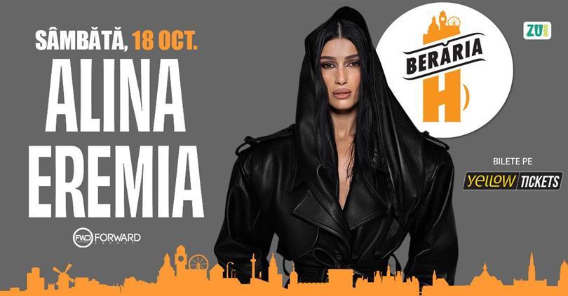 Concert Alina Eremia & Band în concert la Berăria H, sâmbătă, 18 octombrie 2025 17:00, Beraria H