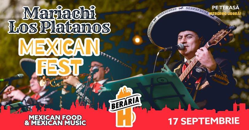 Concert Mexican Evening: Los Platanos, duminică, 17 septembrie 2023 19:00, Beraria H