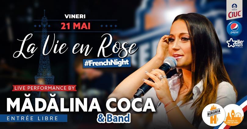 Concert Madalina Coca & Band - La vie en Rose, vineri, 21 mai 2021 18:30, Beraria H