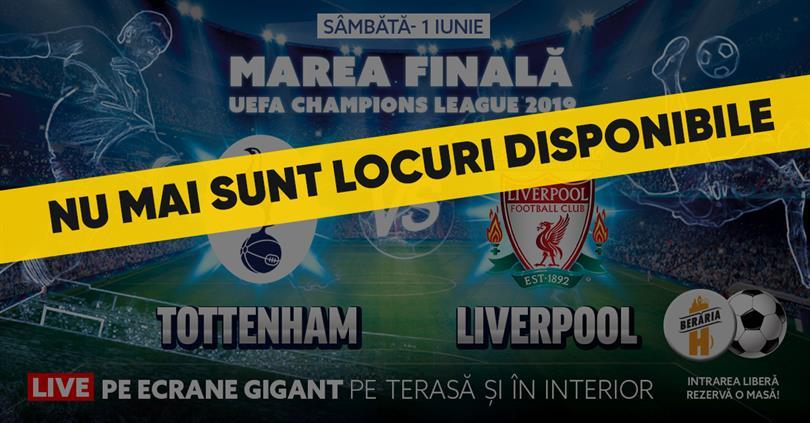 Concert Finala Champions League: Tottenham vs. Liverpool @ Berăria H, sâmbătă, 01 iunie 2019 20:00, Beraria H