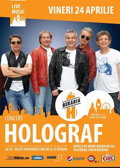 Concert Concert Holograf, vineri, 24 aprilie 2015 20:00, Beraria H