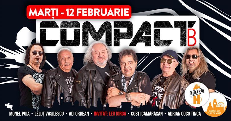 Concert [Amânat] Concert COMPACT B @ Berăria H, marți, 12 februarie 2019 19:45, Beraria H