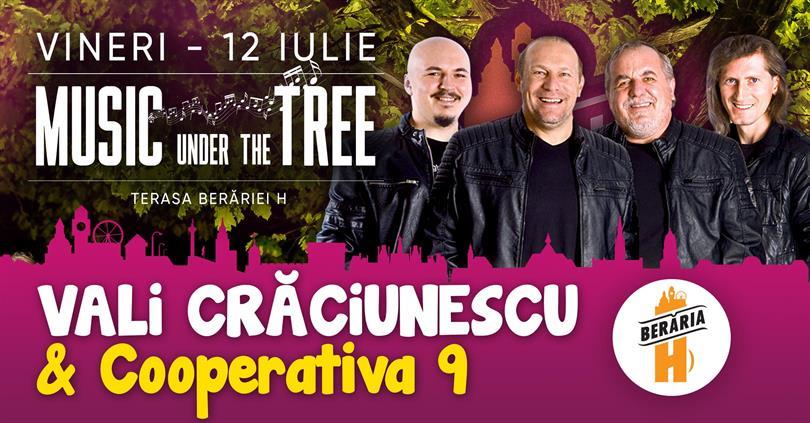 Concert Vali Crăciunescu & Cooperativa 9 @ Music Under The Tree, vineri, 12 iulie 2019 19:00, Beraria H