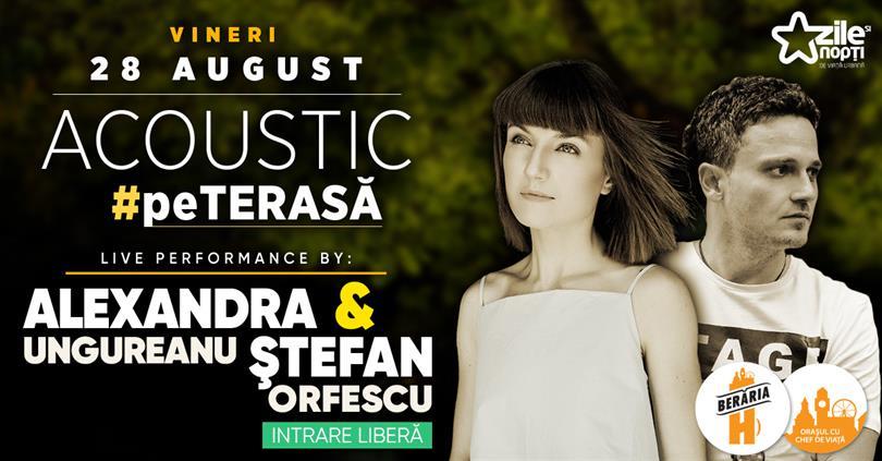 Concert Alexandra Ungureanu cântă pe terasa Berăriei H, vineri, 28 august 2020 18:45, Beraria H