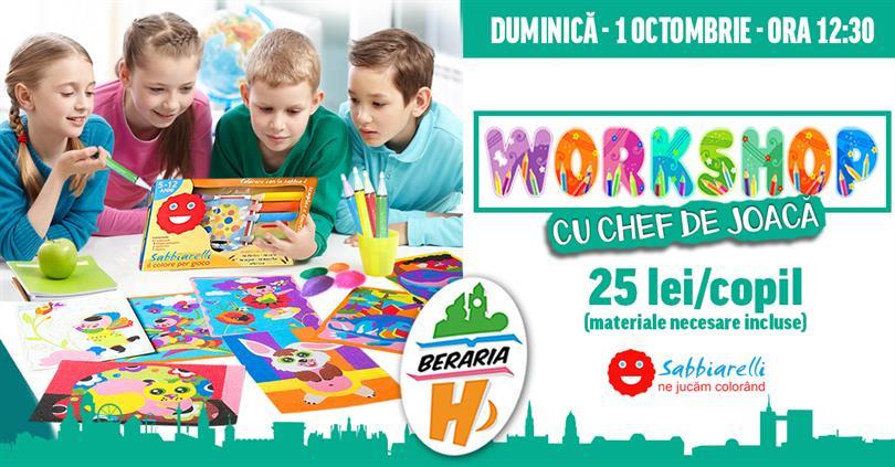 Concert Workshop de Sabbiarelli la Berăria H, Sunday, 01 October 2017 12:00, Beraria H