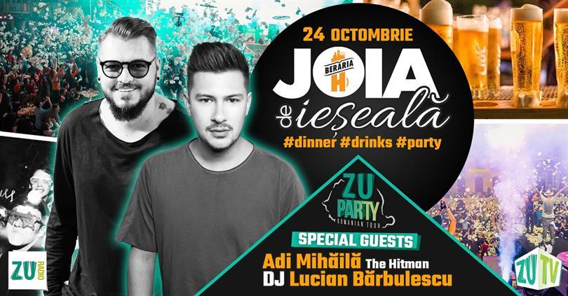 Concert Joia de ieșeală: Dinner > Drinks > Party, joi, 24 octombrie 2019 18:00, Beraria H