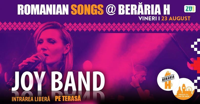 Concert Romanian Songs - #live #bythelake /w JOY Band, vineri, 23 august 2024 12:00, Beraria H