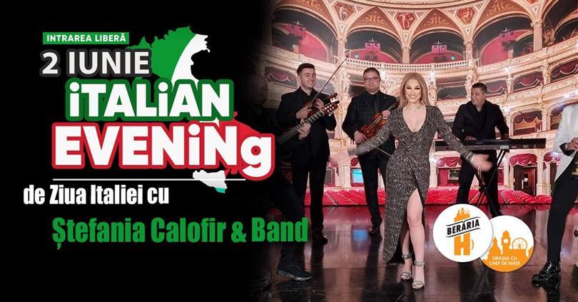Concert Italian Evening by the Lake cu Ștefania Calofir & Band, luni, 02 iunie 2025 17:00, Beraria H